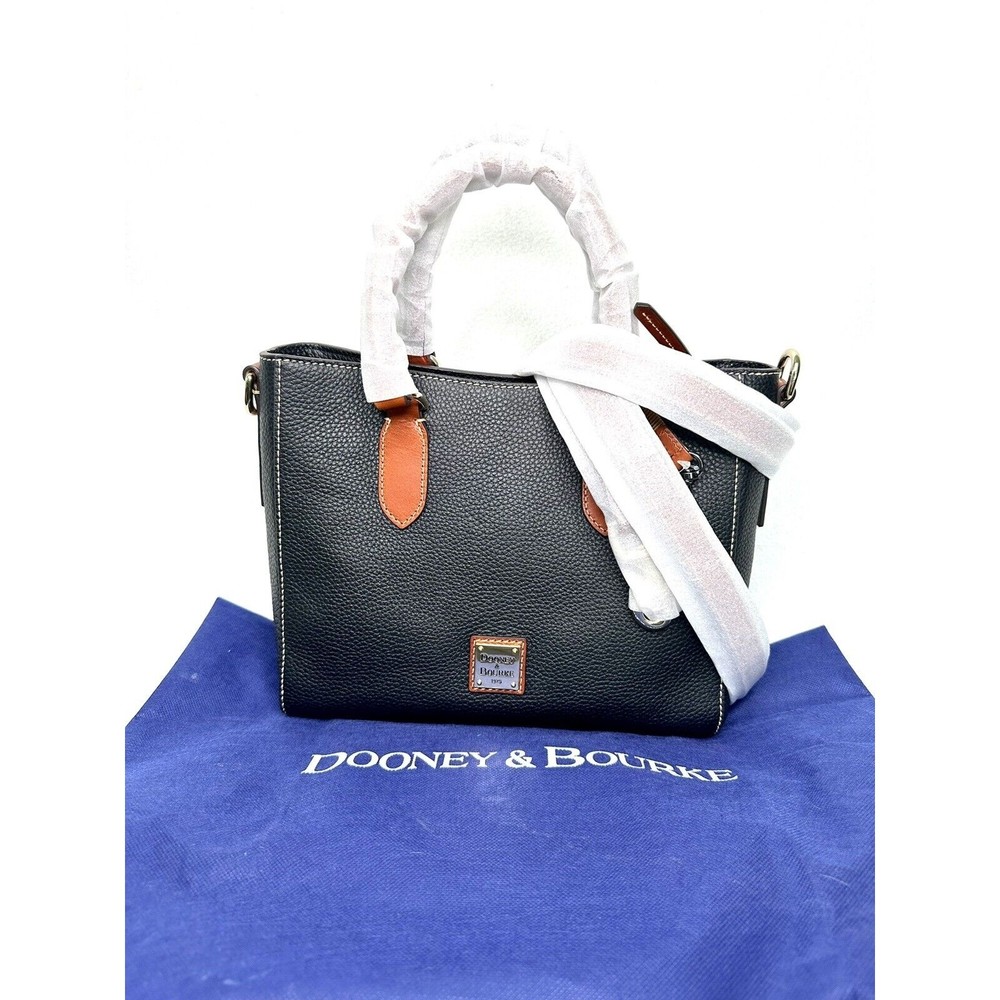 Dooney & Bourke Pebble Grain Top Handle Tote / Crossbody Black NWT ITREM S- 11